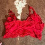 Aerie Red  bralette tagged a medium no padding fits small best  Photo 1