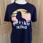 Disney  The Lion King navy blue screen print short sleeve tee with Simba. Size M. Photo 0