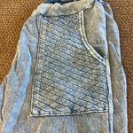 Michael Lauren Women’s Faded Blue Quilted Zip-up Hooded Sweatshirt/Pants - L Photo 9