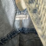 Stradivarius  Distressed Denim Short Overalls Light Wash Dungarees Size S Photo 2