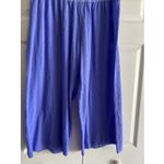 Fresh Produce  Womens XL Purple Wide Leg Straight Pants Boho Comfort Beach Photo 2