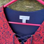 Susan Graver  size L boho lace front double knit dress. Photo 4