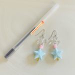 Star and Bow Earrings Photo 1