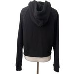 PINK - Victoria's Secret PINK Victoria’s Secret Everyday Black Rhinestone Fleece Cropped Hoodie XS Photo 5