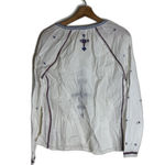 Sunday Best Shirt Womens Small Annalise Embroidered Boho Tassel Peasant Top White Photo 7