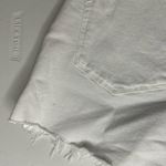 Paige Pagie Allure White Denim Jean Shorts NWT Raw Hem Size 30 bm Photo 7