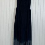 Mau Women’s Black Tasseled Dip Dyed V Photo 0