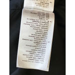 Sandro Womens Black Wool Striped Long Sleeve Hooded Hoodie Long Coat Jacket US 6 Photo 4