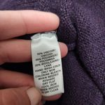 Loft plum Italian yarn mockneck wool blend sweater size medium Photo 6