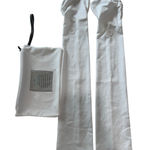 Coolibar UPF 50 Sun Protection Arm Sleeves White Style 07067 Pair with Pouch Size XS Photo 0