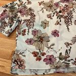 Adam Lippes Collective Floral Top Size 0 Photo 4