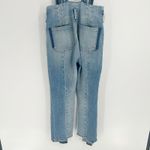 frame denim FRAME Womens Skyline Mix Denim Le Overalls Suspender Raw Hem Jeans Size 25 Photo 11