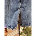 st. john's bay  Women's Blue Denim Cotton Straight Pull On Casual Jeans Skirt 16 Photo 5