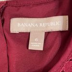 Banana Republic  Sleeveless Burgundy Lace Top Photo 10