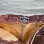 AMYLYNN Metallic Pink Straight Leg Trousers Photo 3