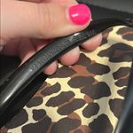 Tory Burch  Black and Gold Leopard Print Sandals, Size 9 Photo 5