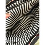 Betsey Johnson Luv Betsey NWOT Sequin Hearts Stripe Quilted Faux Leather Clutch Pouch Wristlet Photo 5