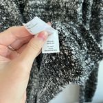 Paige  Marled Cardigan sweater, black & white sz M Photo 4