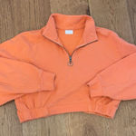 Abound  orange cropped quarter zip Photo 0