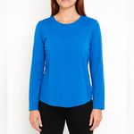 Eileen Fisher Long Sleeve Shirt in Royal Blue Photo 9