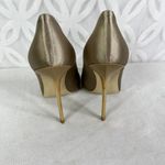 Stella McCartney Two Colors Satin Pumps Golden Metallic Size 9 Photo 4