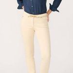 J. McLaughlin Lexi Straight Leg Jeans in Raw Beige Wash Size 6 Photo 0