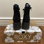 Roxy NWT -  Black Out and About Heeled Lace Up Boots Photo 5