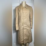 Burberry  Vintage Mac Classic Nova Check Single Breasted Trench Rain Coat Jacket Photo 3