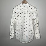 Victoria Beckham For Target XS Bee Print White Button Photo 7