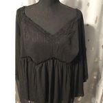 Torrid New NWT Babydoll Crinkle Chiffon Blouson Sleeve 3X 22-24 Photo 0