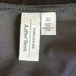 Modcloth & Other Stories Rhinestone Velvet Wrap Blouse Black Size 4 Photo 4