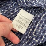 Joie  Blue Silk Abstract Patterned Blouse EUC Size S Photo 4