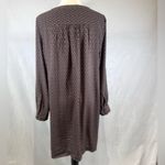 Loft Ann Taylor  long sleeve all over pattern print shirt dress size large Photo 3