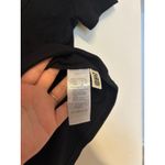 Madewell NWT  Re)generative Cotton Ribbed Cap-Sleeve Tee In Black Size Large Photo 4