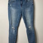 Old Navy mid rise rockstar Jeans distressed size 14 Photo 0