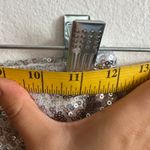 Sequin‎ Micro Mini Shorts, Festival Clubwear Rave Glam Medium 2000s Y2K Gray Photo 2