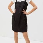 Everlane  The Paperbag Dress Cotton Stretch Sleeveless Ruffle Size M Photo 2