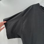 ZARA Dark Grey Ruffle Poplin Pullover Tunic Mini Dress Women's Size Small Photo 1