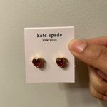 Kate Spade  Red Heart Earrings Photo 1