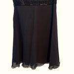 Talbots  Beaded Bodice 100% Silk Cocktail Dress 10 Semi-formal Elegant A-line Photo 2