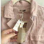Madewell NWT x MN Dye Studio Denim Patch-Pocket Mini Dress In Shaded Pink Size S Photo 4