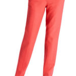 Loft Ann Taylor  Pants Size 2p Marisa Skinny Coral Pink Flat Front Stretch Ankle‎ Photo 0