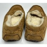 UGG  Ansley Moccasins Women’s Size 7 Chestnut Brown Slipper Sheepskin Lined EUC Photo 3