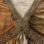 Boston Proper  Muse Zebra Print Dress size 14 brand new length 32” bust 34” Photo 6