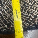 Classiques Entier  Black and Tan Patterned A-Line Skirt Photo 3