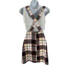 Papaya Women's Size Small Plaid Overall Skirt Photo 3