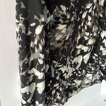 Columbia Sweatshirt Womens Black Gray White Floral Fleece Pullover Mock Neck M Photo 7