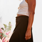 Patagonia Fold Over Morning Glory Midi Skirt Black Size Large Photo 0