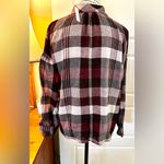 Madewell  Highroad Popover Long Sleeve V-Neck  Shirt in Schorr Plaid NWT Sz M Photo 2