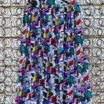 Diane Von Furstenberg Vintage  pop art comic graffiti Perma pleated skirt MEDIUM Photo 0